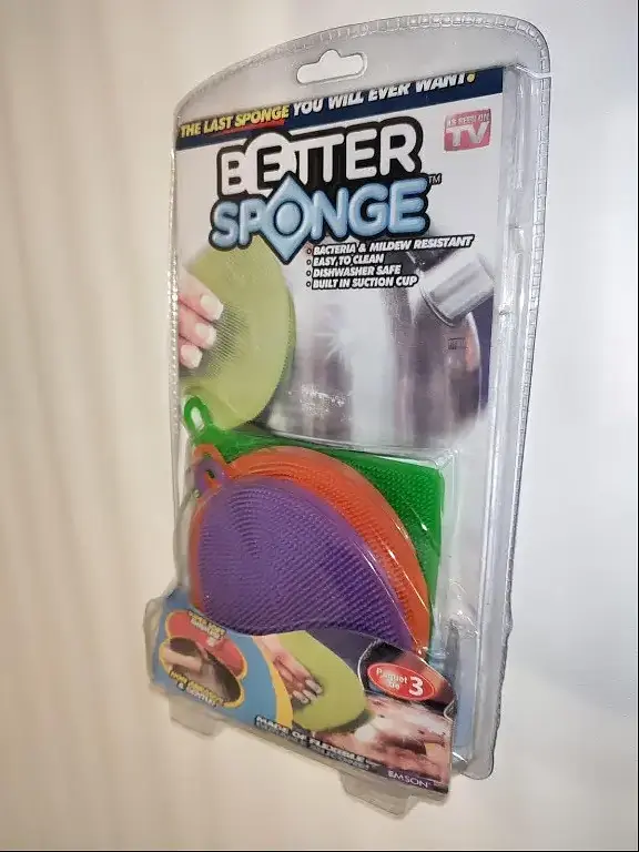 Силіконові щітки для миття посуду BETTER SPONGE (GIPS), Набір універсальних силіконових щіток
