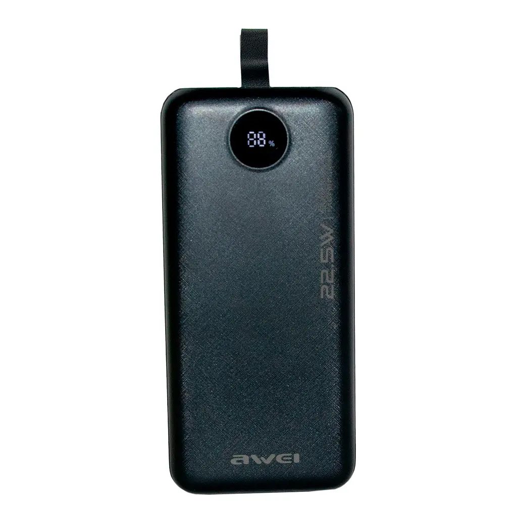 Повербанк AWEI Power Bank P114k, 50000 mAh Черный, мощный повербанк для роутера, модема, powerbank type c - фото 7