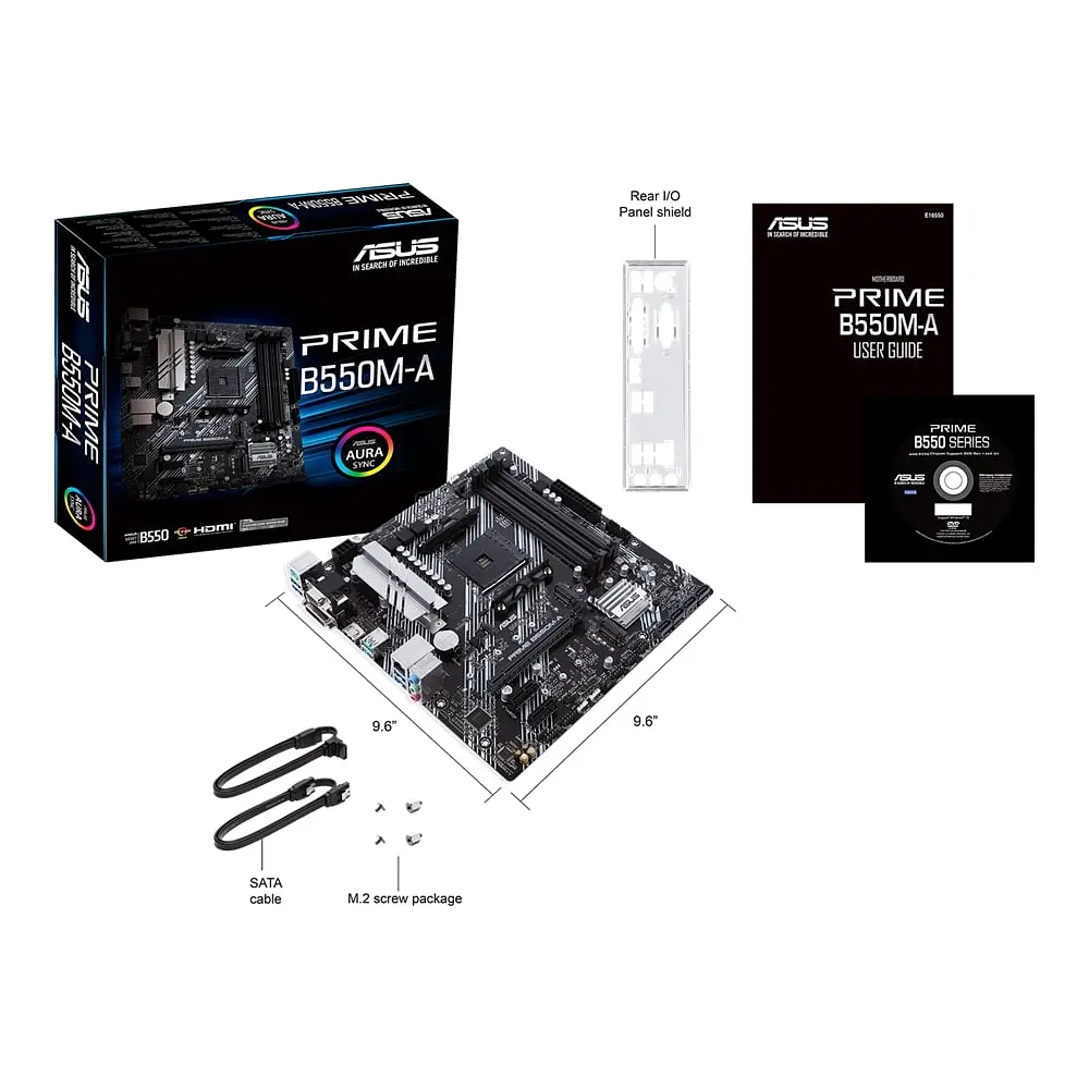 Материнская плата PRIME B550M-A sAM4 B550 4xDDR4 M.2 HDMI DVI D-Sub mATX Asus teh0019037 - фото 8