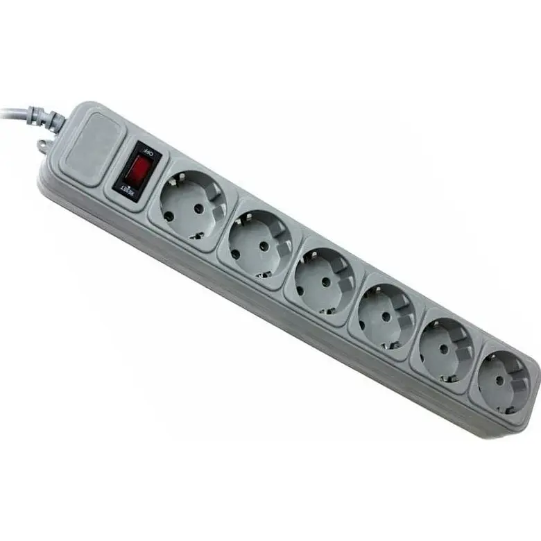 Мережевий фільтр Gembird SPG6-G-15G Grey [122798] - фото 2