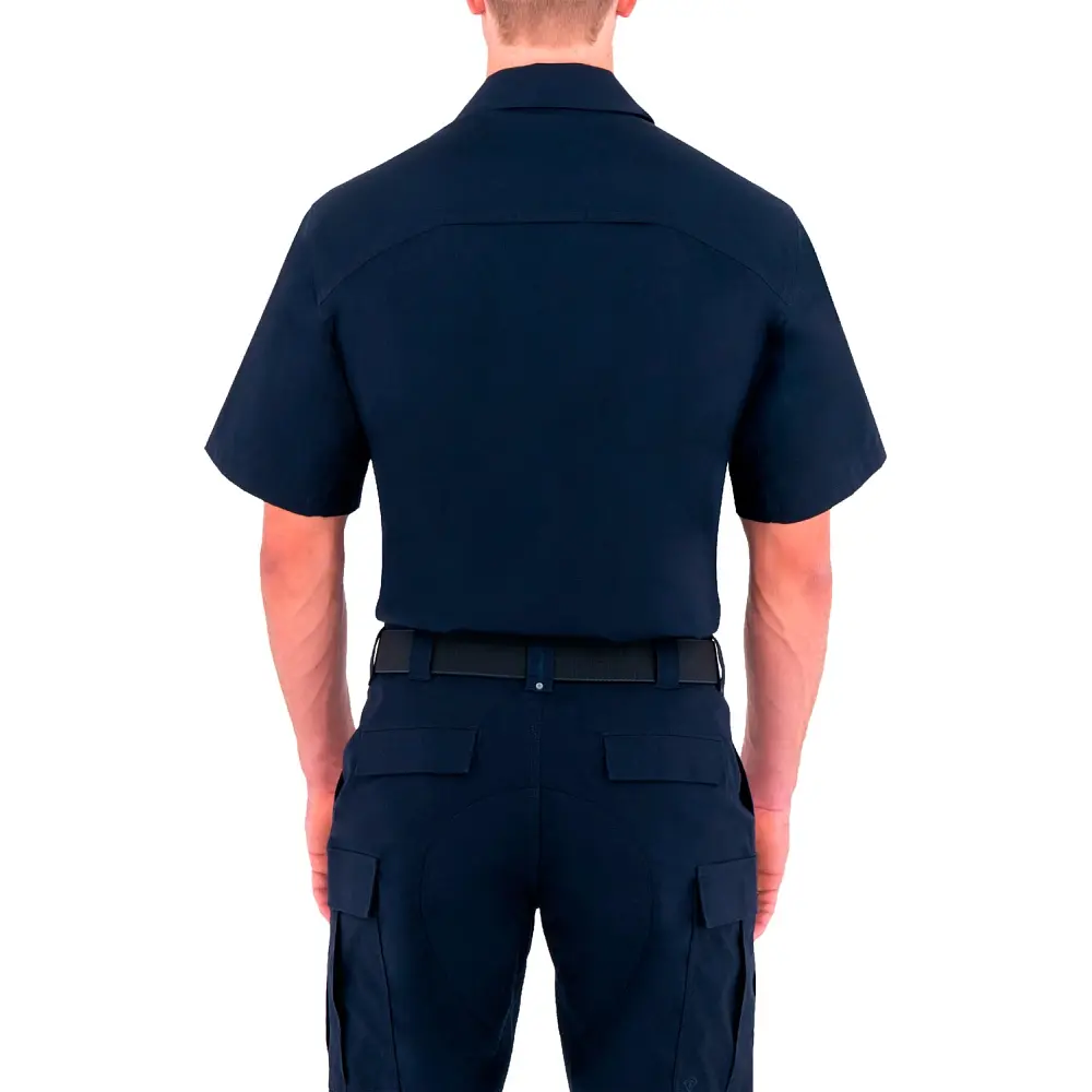 Теніска First Tactical 51% polyester/49% cotton S Темно синій - фото 3