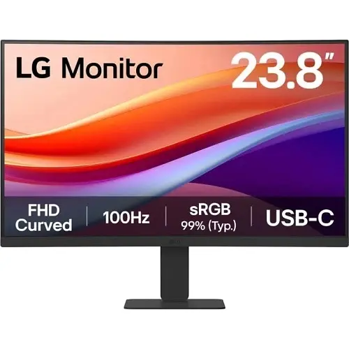 Монітор вигнутий 23.8" 24U421A-B, Black, VA, 1920x1080 (16:9) LG teh0028035 - фото 2