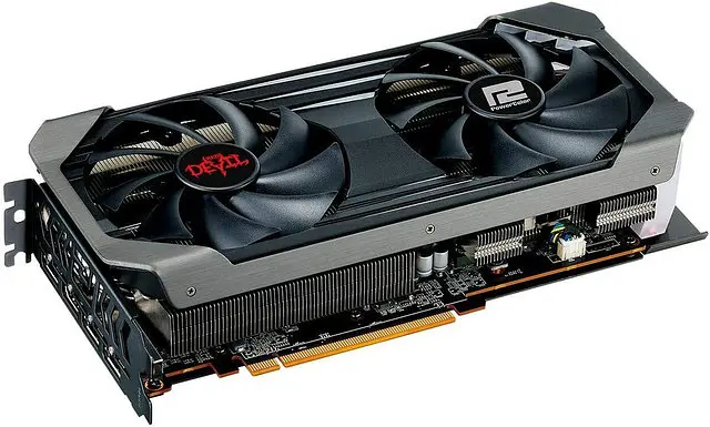 Видеокарта PowerColor Radeon RX 6600 XT Red Devil (AXRX 6600XT 8GBD6-3DHE/OC) - фото 3