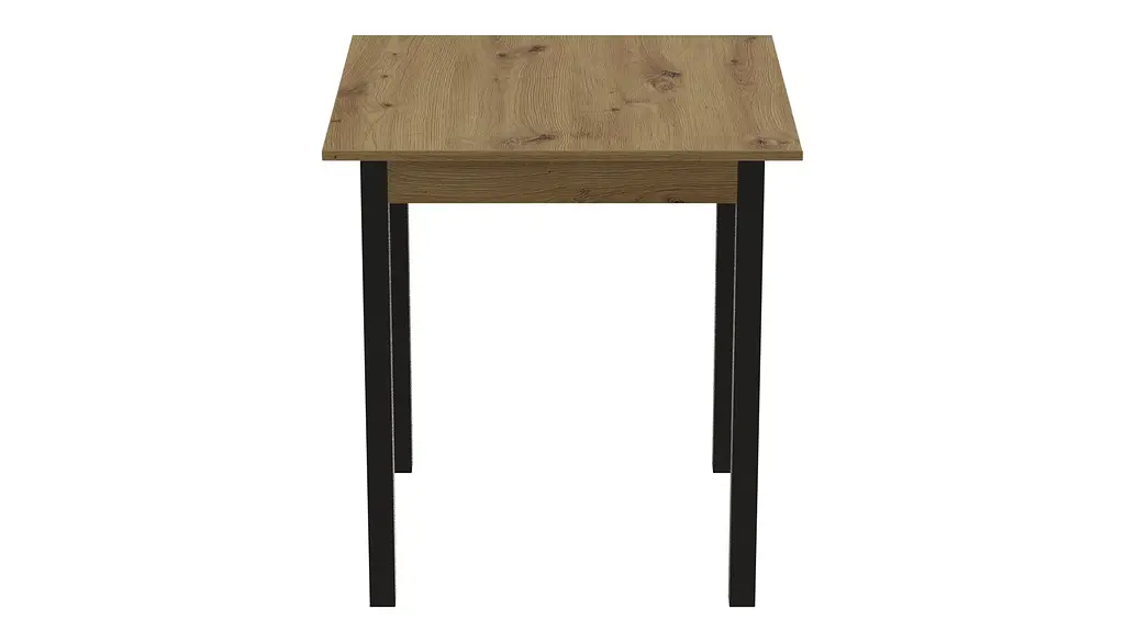 Стіл кухонний Ferrum-decor Агата 75x70x70 Чорний ДСП Дуб Артізан 16мм (FRD-105673) - фото 4