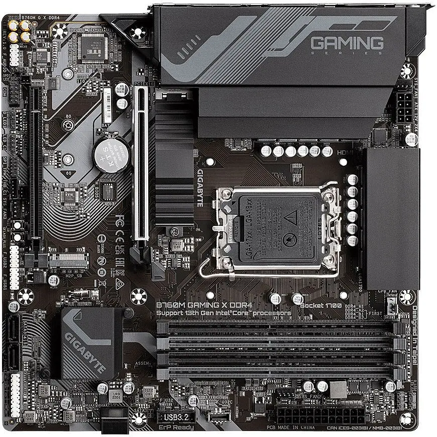 Материнська плата Gigabyte B760M Gaming X DDR4 [145590] - фото 3