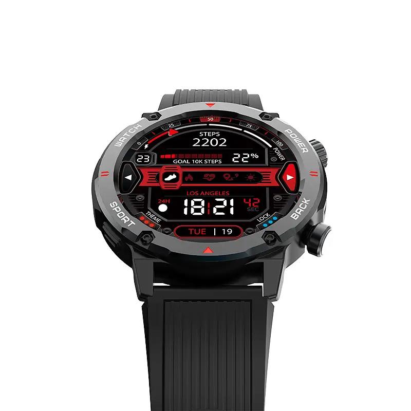Смарт-часы iMiLab iMiki D2 Black Silicone Strap - фото 4