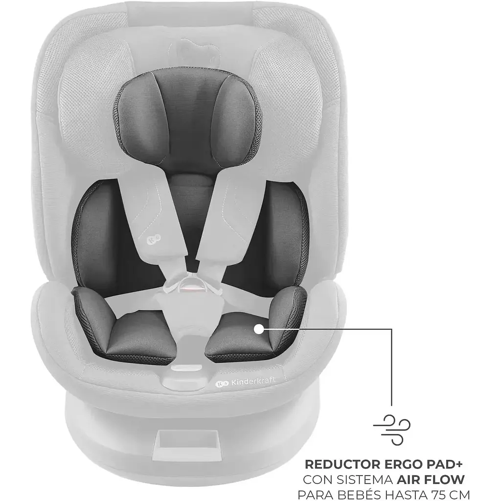 Автокресло Kinderkraft Xpedition 3 i-Size Grey (KCXPED03GRY0000) - фото 13