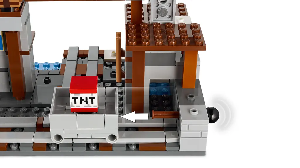 Конструктор LEGO Minecraft Шахта Кирка 530 деталей (21277) - фото 7
