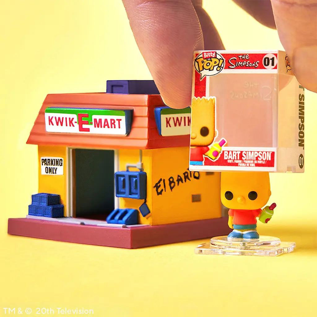 Набір фігурок Bitty Pop! Town - Барт Сімпсон і Квікі-Март - фото 6
