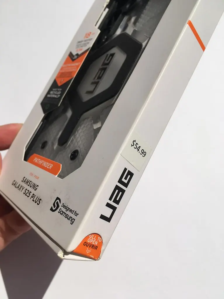 Оригінальний протиударний чохол для Samsung Galaxy S25 PLUS UAG Pathfinder MagSafe Clear Ice UAG214484114340 (S936) - фото 3