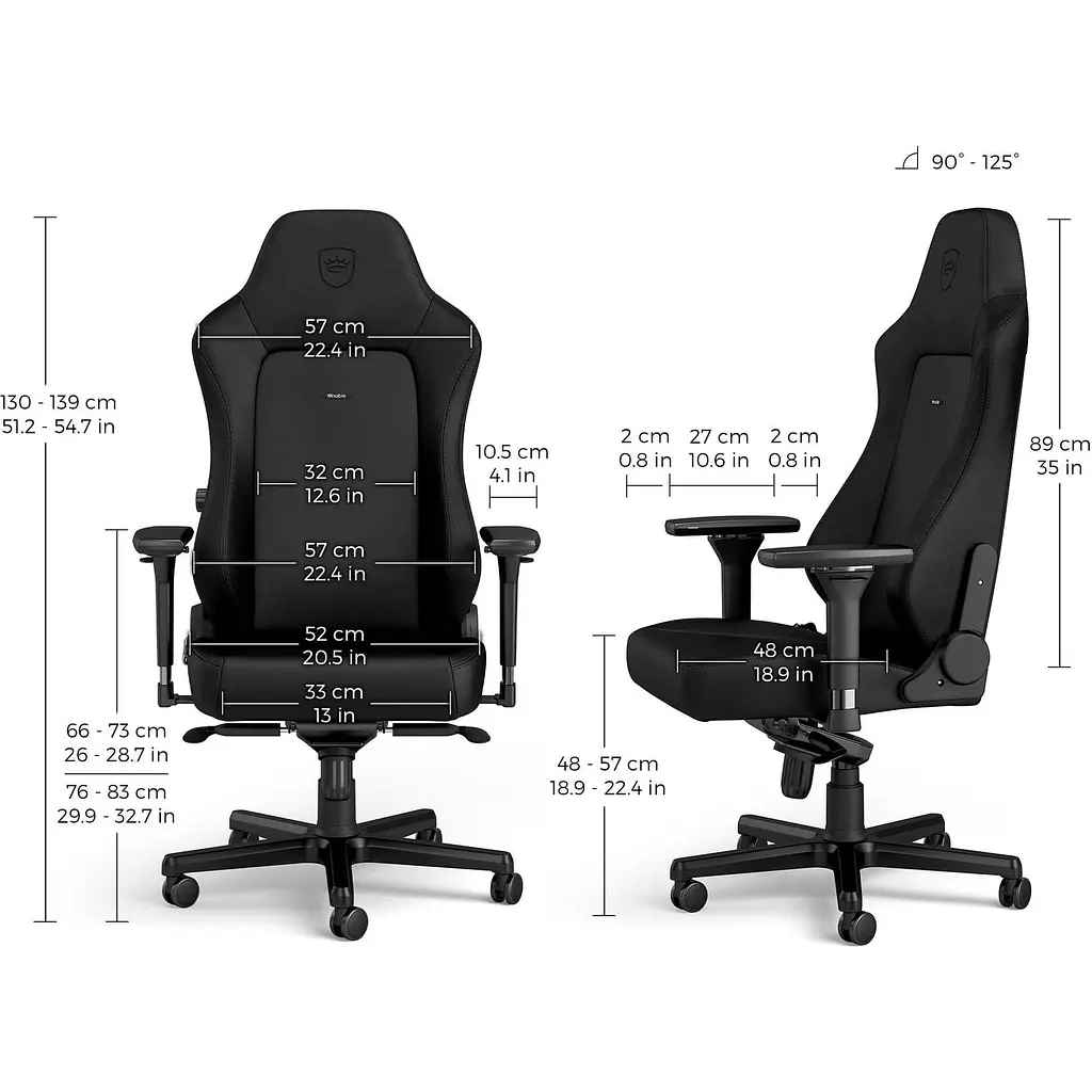 Геймерське крісло Noblechairs HERO Black Edition (NBL-HRO-PU-BED) [165685] - фото 12