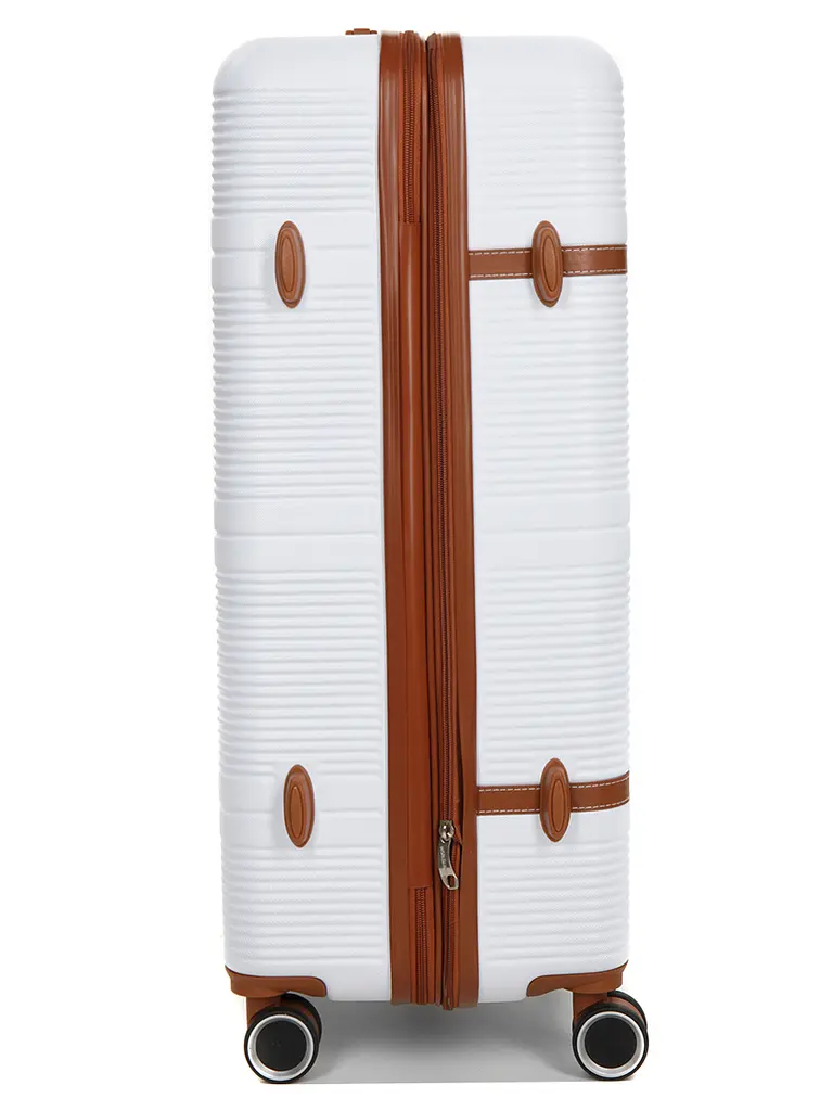 Валіза велика L ABS-пластик Worldline Airtex 629 76×52×30см 110л Біла - фото 6