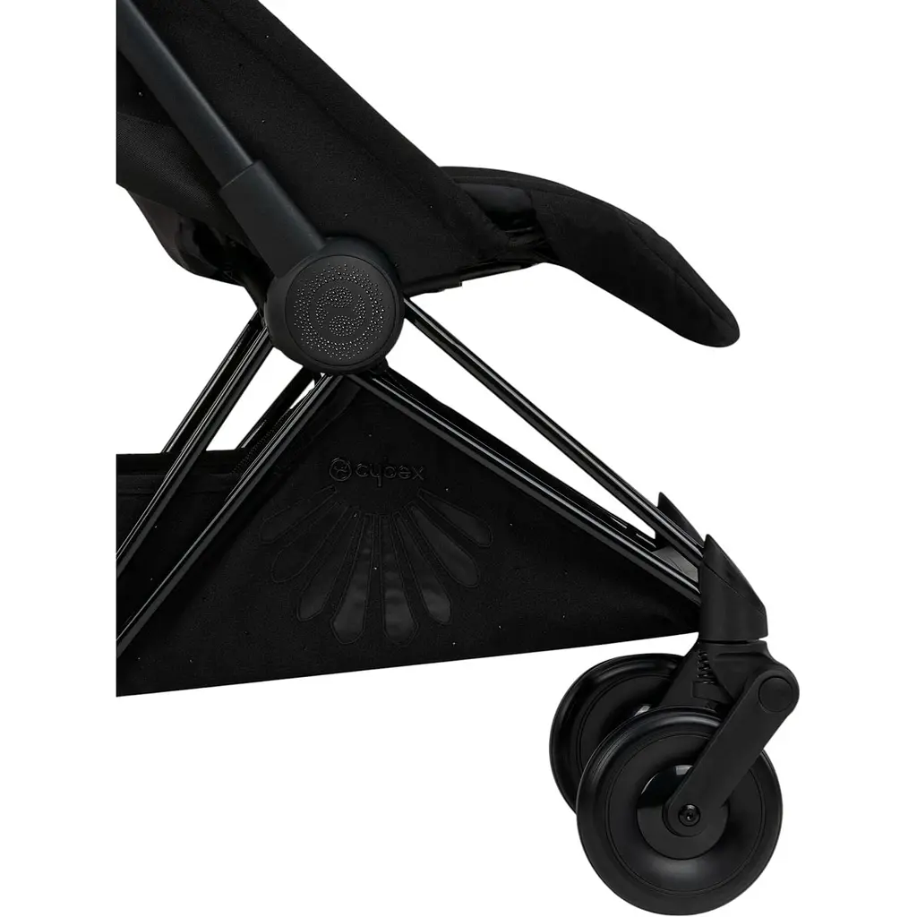 Коляска Cybex Coya La Parisienne з бампером та дощовиком чорна (522003061) - фото 6