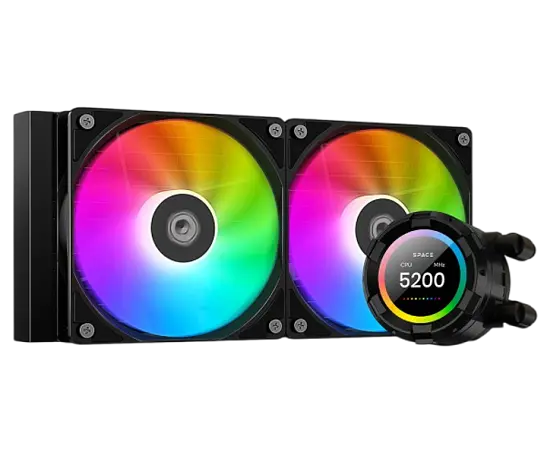 Водяне охолодження ID-Cooling Space LCD SL240 XE ARGB Black - фото 3
