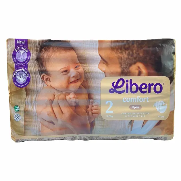 Підгузники Libero Comfort 2 (3-6 кг), 47 шт