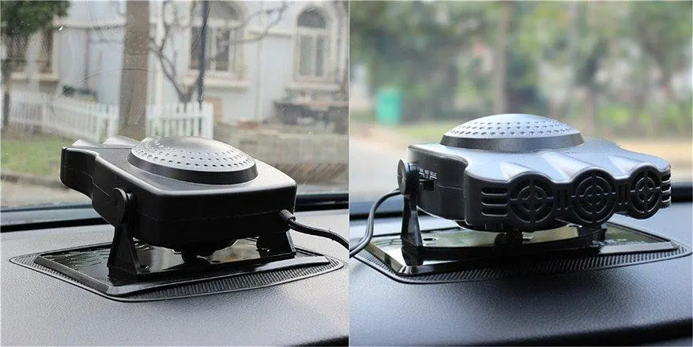 Авто-обігрівач в машину від прикурювача дуйка 12 вольт 12v три сопла пічка в машину - фото 6