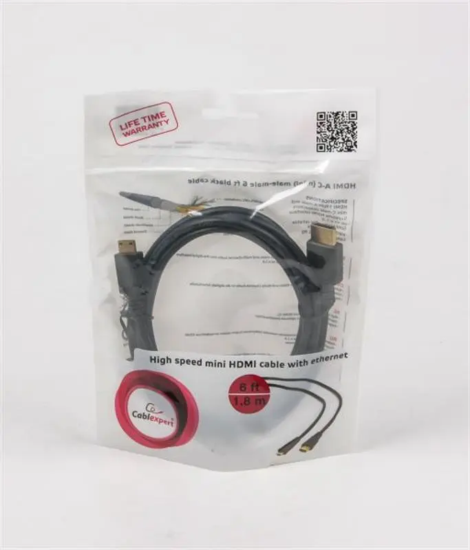 Кабель Cablexpert (CC-HDMI4C-6) HDMI A - mini HDMI C v1.4, 1.8м - фото 2