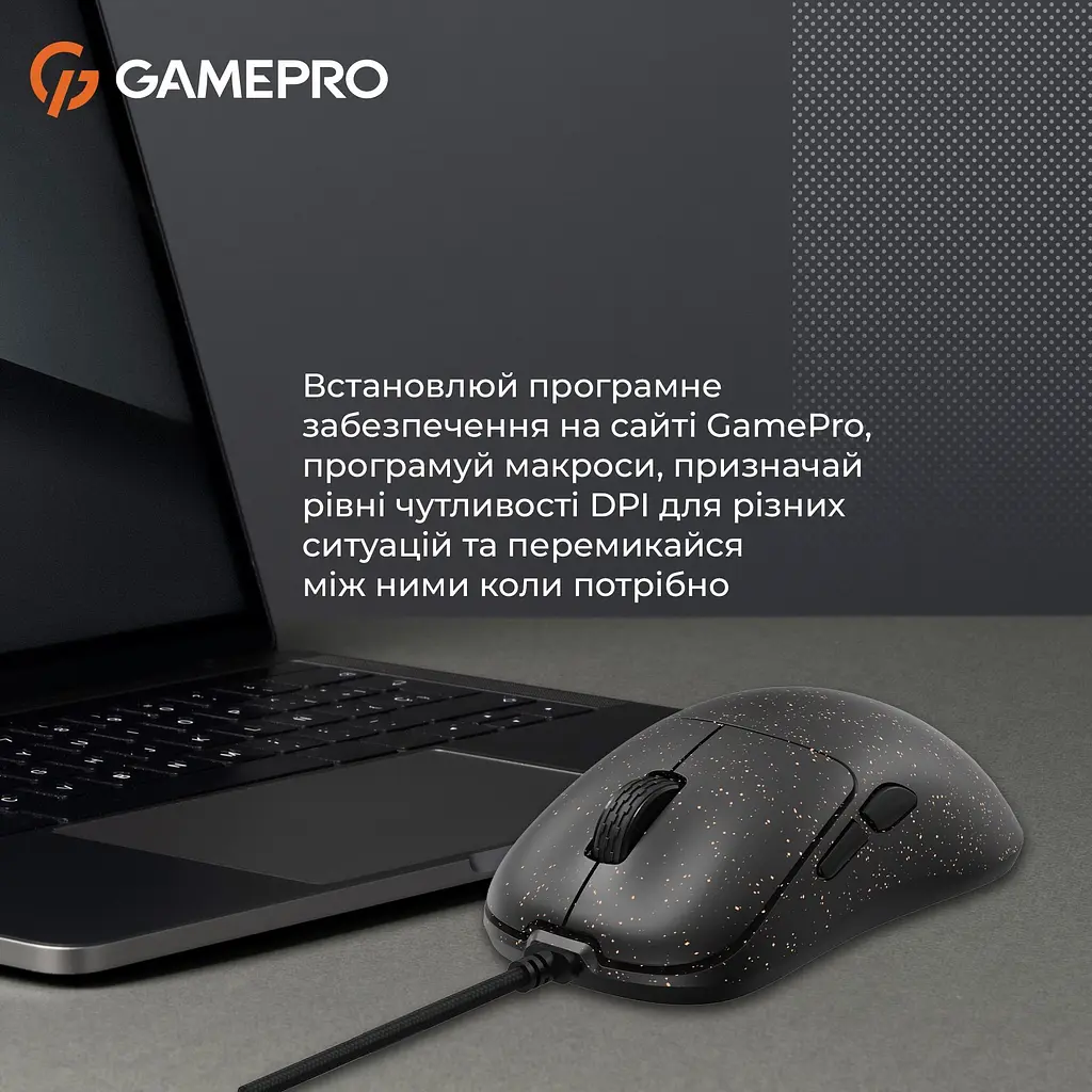 Миша GamePro ігрова чорна (GM690D) - фото 12