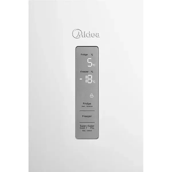 Холодильник Midea MDRB470MGF01O білий дисплей - фото 6