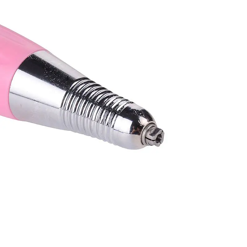 Фрезер-машинка для манікюру та педикюру з педаллю Beauty nail 9-1 DM-208 корекції штучних нігтів 6 насадок 25 т об/хв Рожева - фото 11