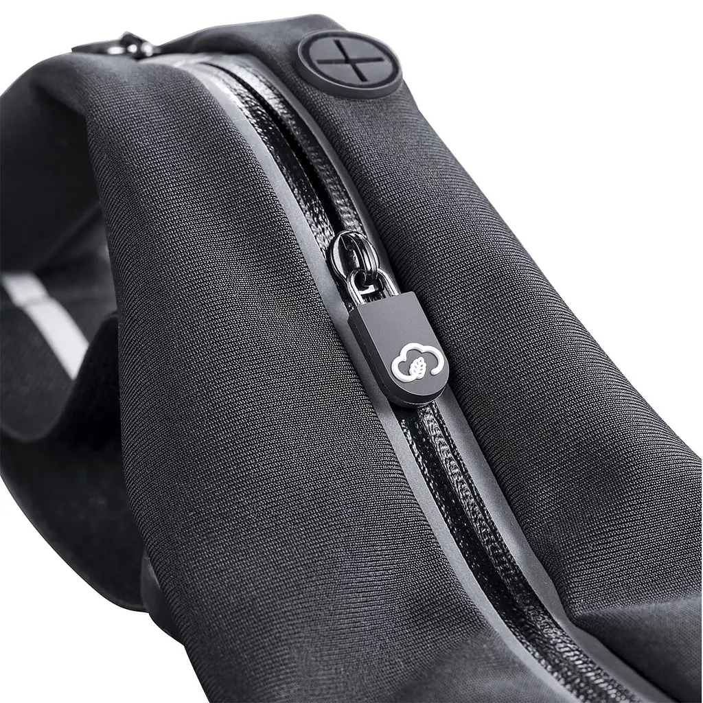 Спортивна сумка для бігу на пояс YUNMAI Sports Waist bag Black YMWP-N301 - фото 6