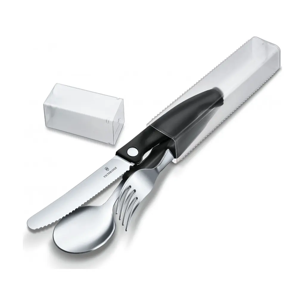 Набір столових приборів Victorinox SwissClassic Table Set 3 шт Black (6.7192.F3) - фото 2