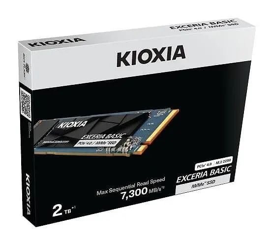 Накопичувач SSD Kioxia m.2 NVMe 1TB Exceria Basic 4.0 (LSF10Z001TG8) - фото 2