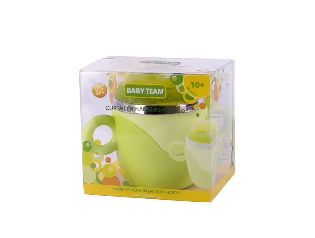 Чашка Baby Team, 240 мл, зелений (6091) - фото 3