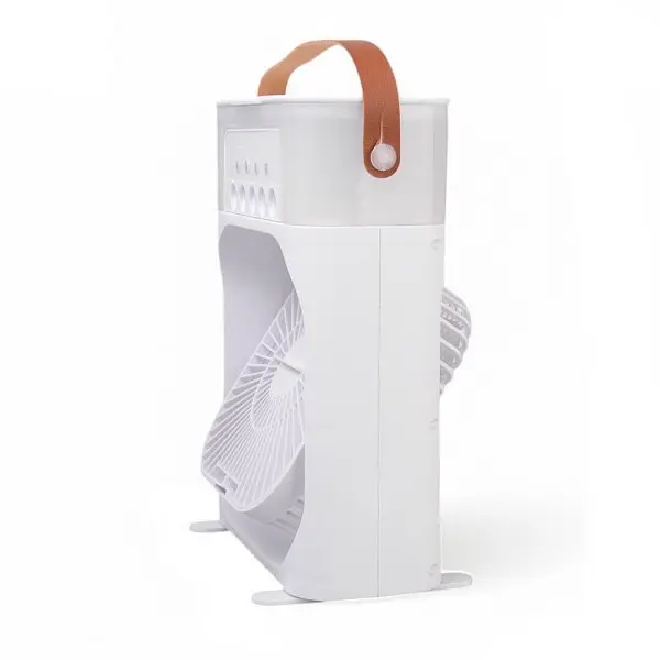 Вентилятор Air Cooler Fan USB з зволожувачем повітря та підсвічуванням (Білий) - фото 7