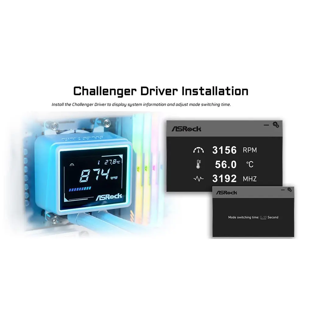 СВО ASRock Challenger White 360 Digital (Challenger White 360 Digi) - фото 13