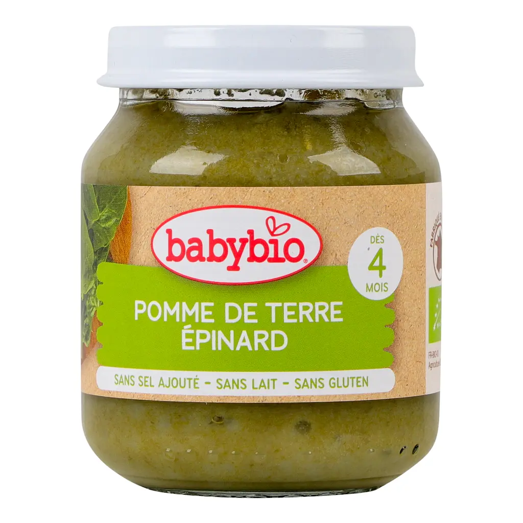 Пюре органічне Babybio з картоплі та шпинату, 130 г - фото 2