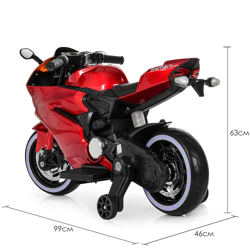 Дитячий електромобіль-мотоцикл Bambi Racer M 4104ELS-3 до 25 кг - фото 2