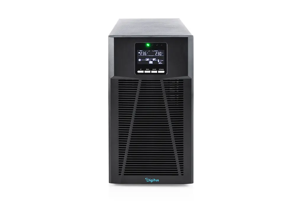 Digitus Джерело безперебійного живлення 3000VA/3000W, Tower, LCD, RJ45, RS232, USB, 8xC13+1xC19 - фото 3