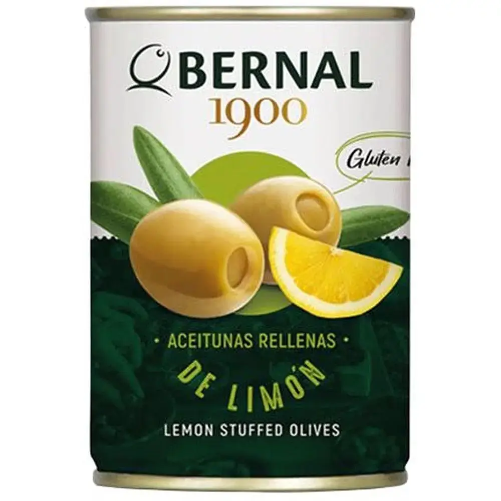 Оливки Bernal фаршировані пастою з лимона 292 г