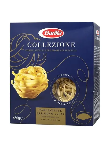 Макарони BARILLA Collezione TAGLIATELLE All'Uovo №129 Тальятелле з яйцем 450 г.