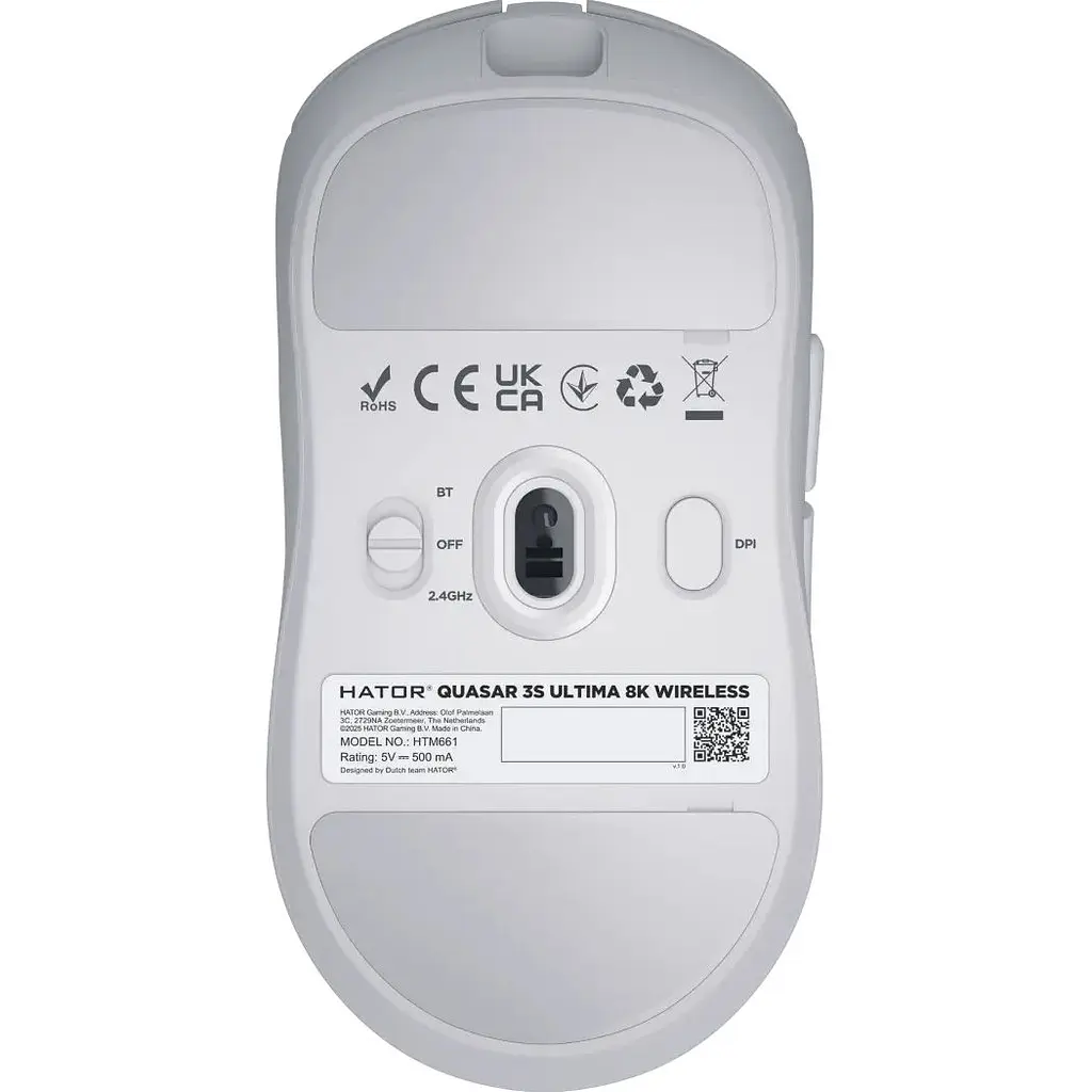 Миша Hator Quasar 3S Ultima 8K Wireless White (HTM661) [177413] - фото 2