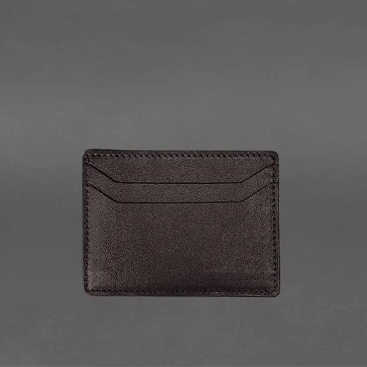 Кожаный кард-кейс (портмоне) 10.0, коричневый - фото 6