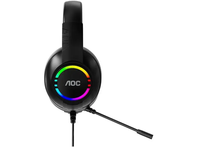 Навушники з мікрофоном AOC ACG2510BK RGB Black - фото 7