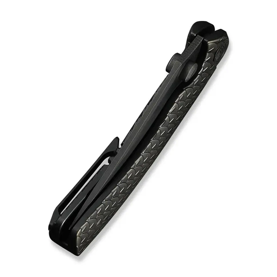 Ніж складаний туристичний Weknife Dracarys, (9.1 см) Böhler M390 / титан 6AL4V бронзовий/чорний - фото 7