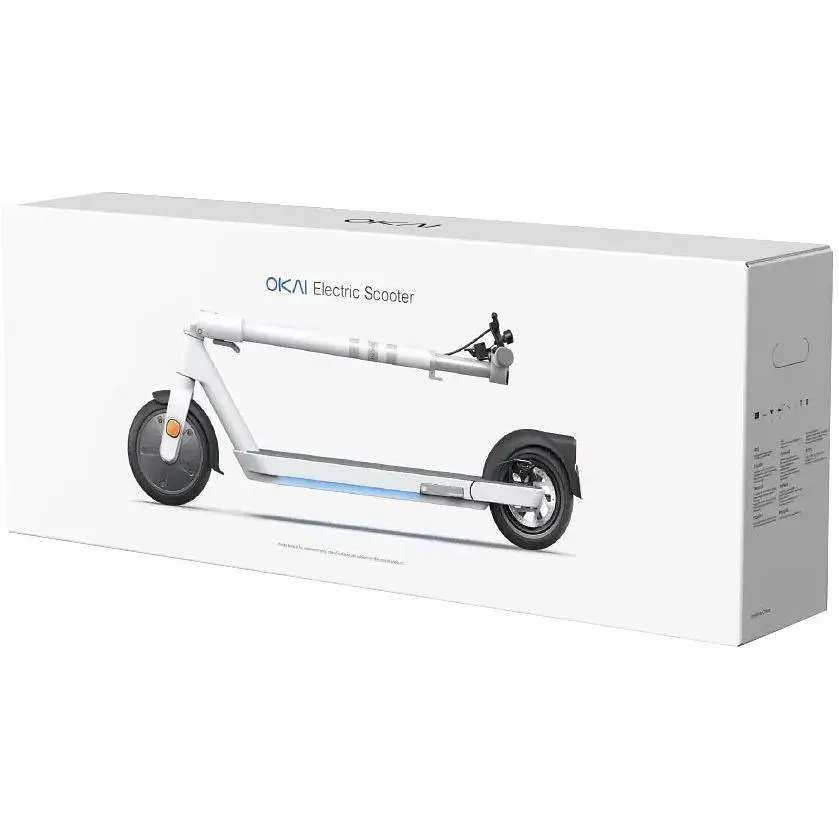 Электросамокат OKAI ES20 NEON складной 300/600W 9.8Ah скорость 25 км/ч до 40 км NFC App колеса 8.5'' нагрузка до 100 кг - фото 3