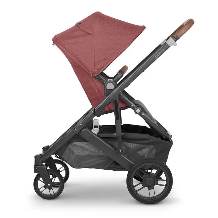 Прогулянкова коляска Uppababy Cruz V2 - Lucy + люлька Uppababy Carrycot Lucy Rosewood Melange Carbon Frame - фото 27