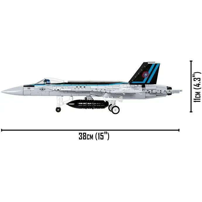 Конструктор Cobi Топ Ган 2 Истребитель-бомбардировщик F/A-18E/F Супер Хорнет, 570 деталей (COBI-5805) - фото 8