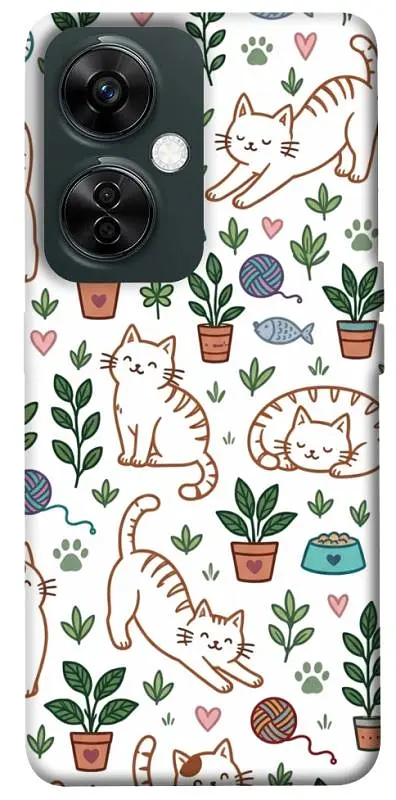 TPU чохол Demsky Cats pattern для OnePlus Nord CE 3 Lite