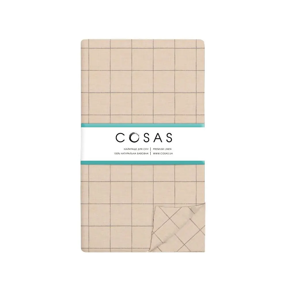 Підковдра євро 220х240 BEIGE GEOMETRY COSAS (4822052277911) - фото 5