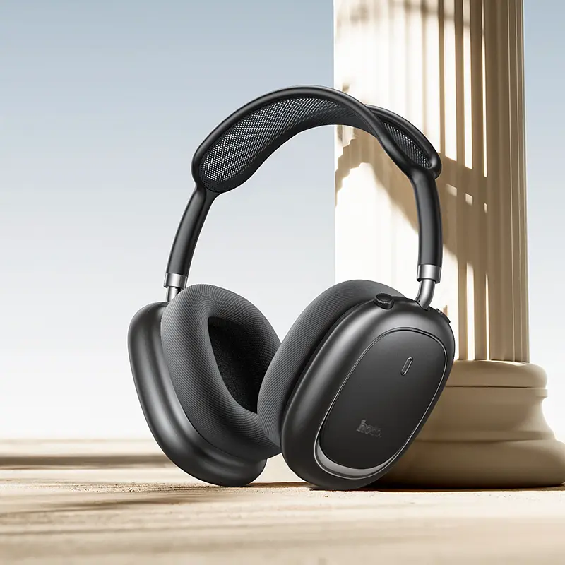 Бездротові накладні навушники HOCO W68 Calma ANC noise-canceling BT headphones(App) Metal Gray (6942007674003) - фото 5