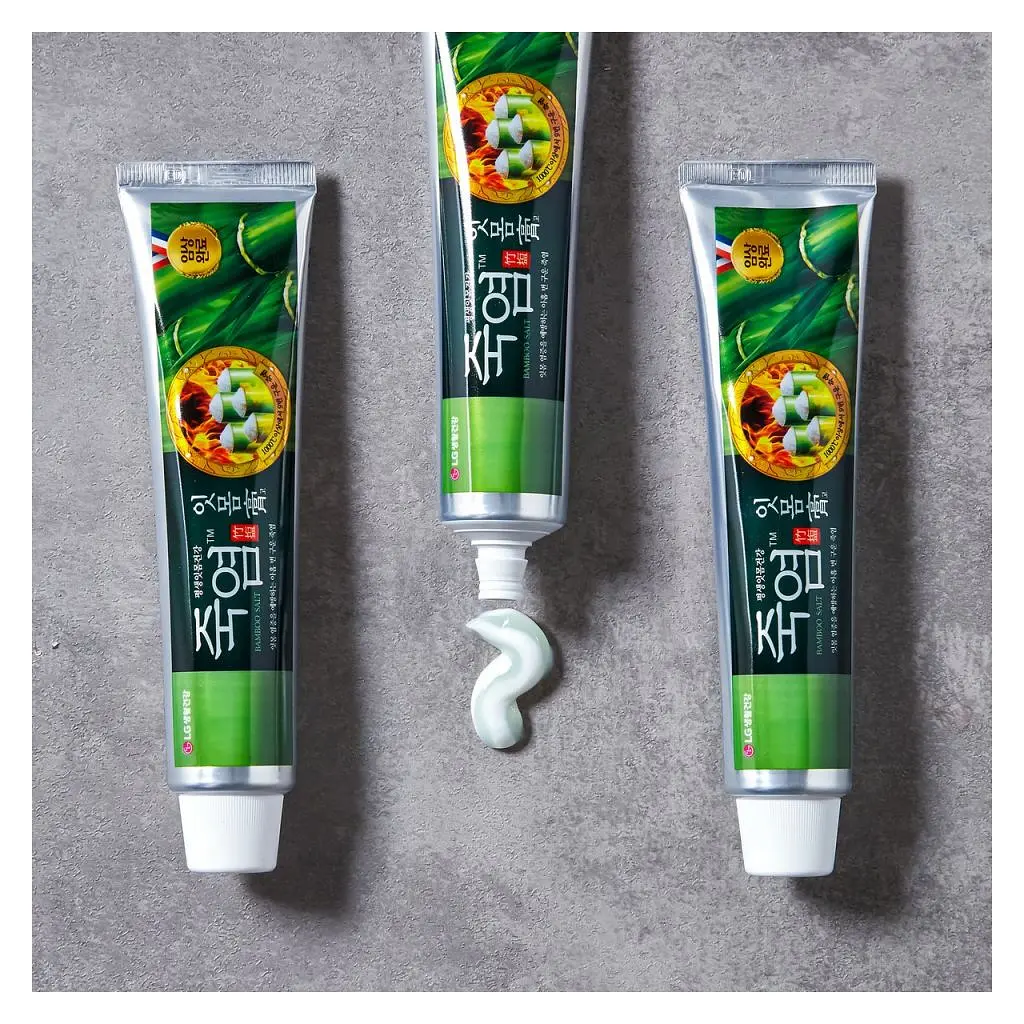 Зубна паста LG Bamboo Salt Toothpaste Gum Care 120 г (8801051060157) - фото 3