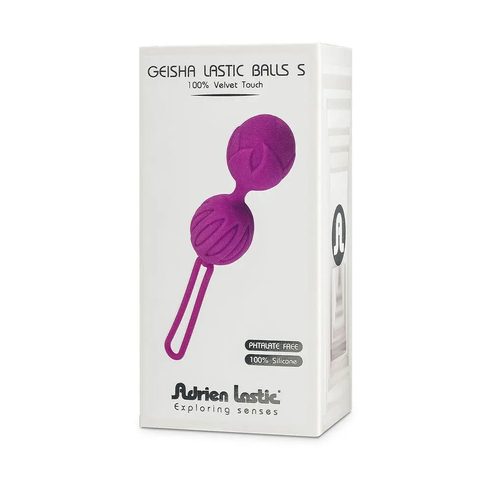 Вагінальні кульки Adrien Lastic Geisha Lastic Balls Mini Pink (S), діаметр 3,4 см, маса 85 г - фото 3