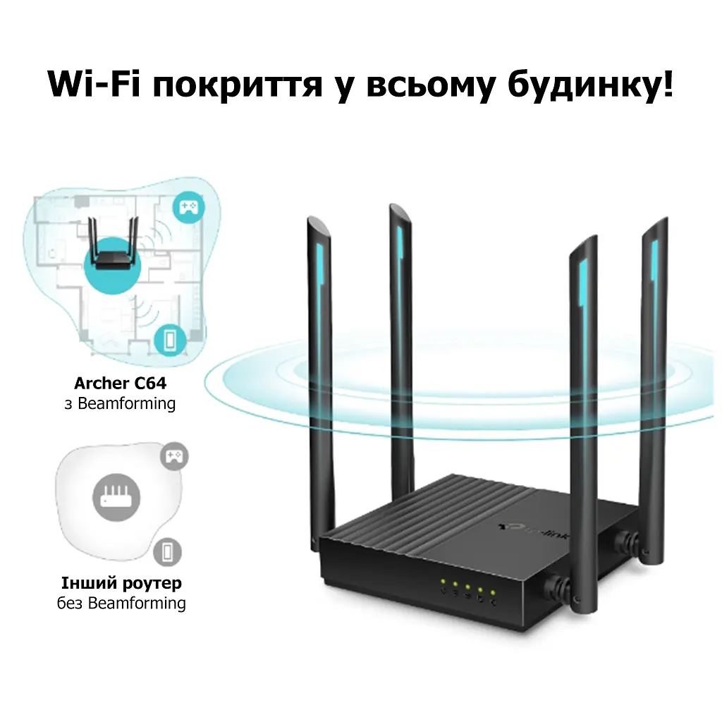 Маршрутизатор TP-Link ARCHER-C64 - фото 5