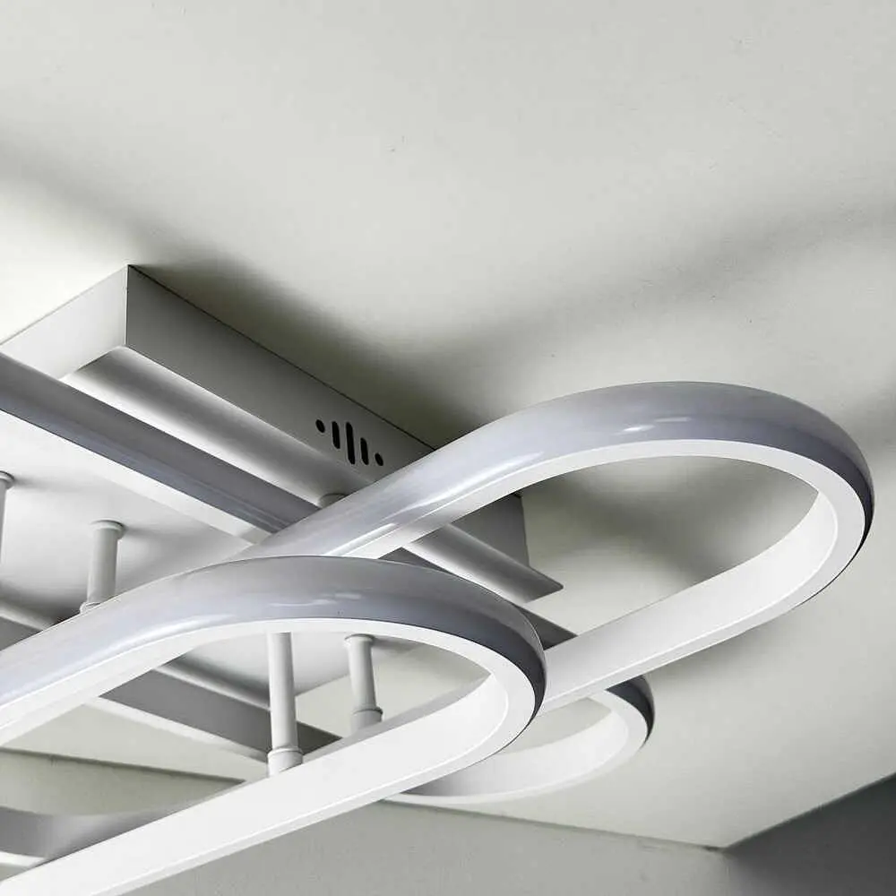 Світильник LED smart DIOR+пульт 90W 3000-5000K IP20 квадрат білий Violux ( 220925 ) - фото 6