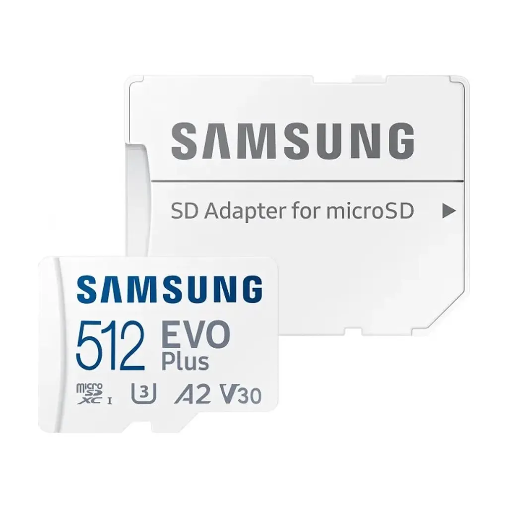 Карта пам'яті Samsung 512 GB microSDXC Class 10 UHS-I U3 V30 A2 EVO Plus+SD Adapte (MB-MC512SA/EU) - фото 5